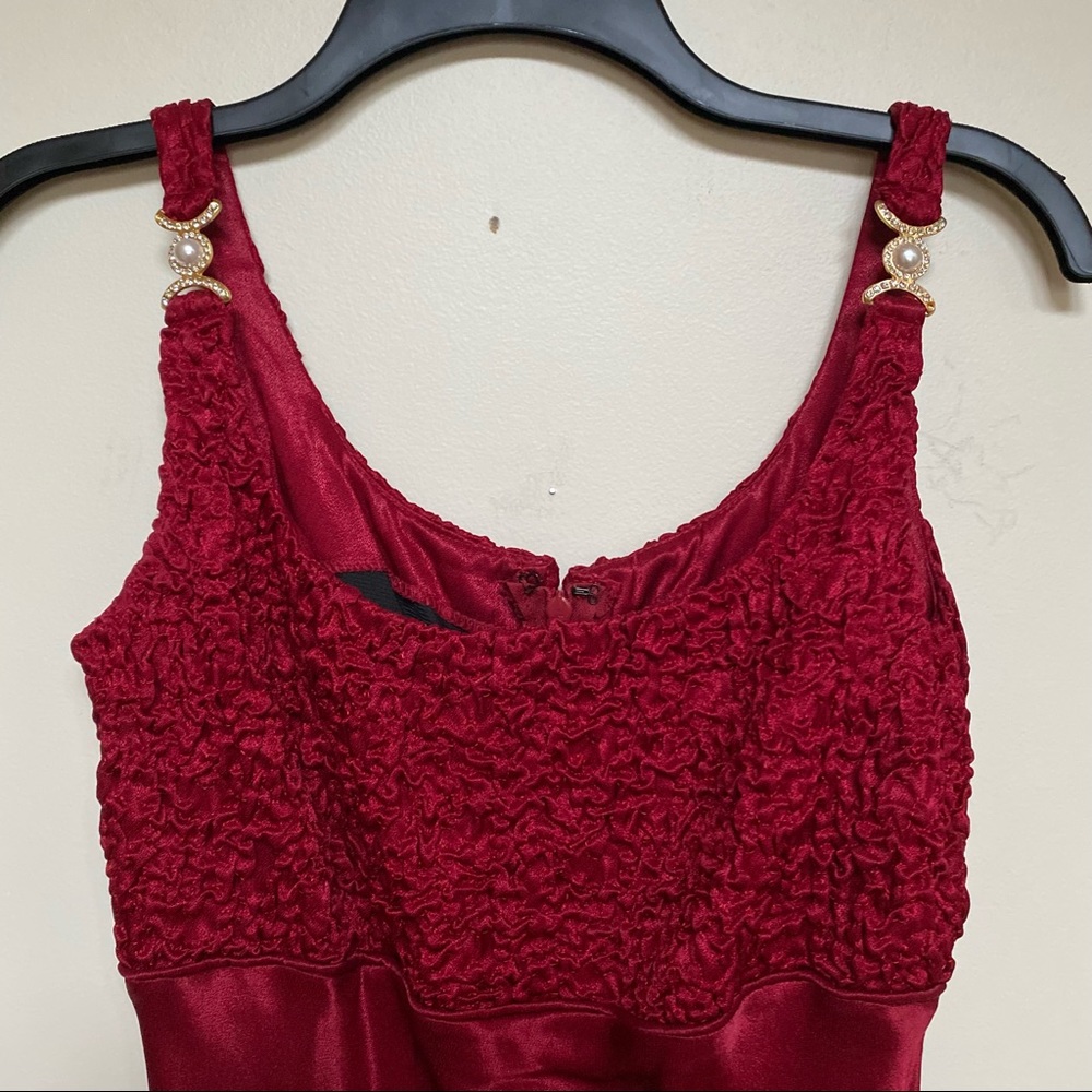 Bari-Jay Vintage Red Formal Dress